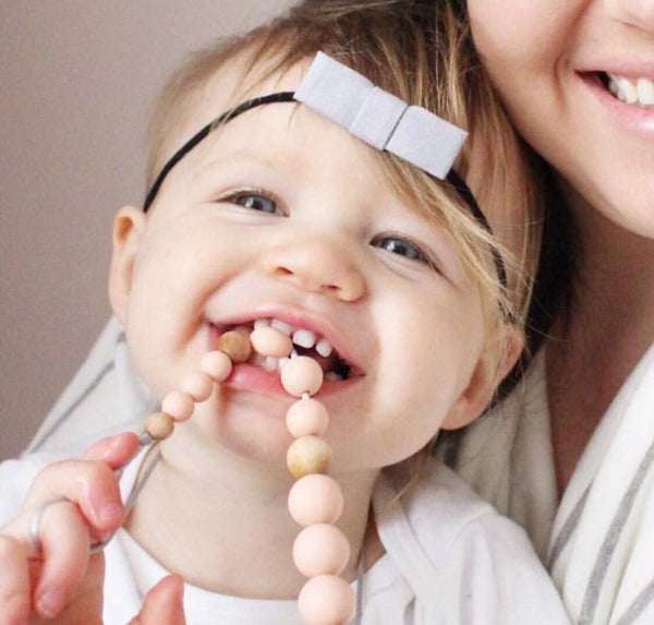 Adult Teething Necklace - Lucille (Blush)