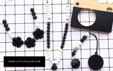 Adult Teething Necklace - Charlotte (Black)