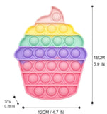 Cupcake Pop It Fidget Toy