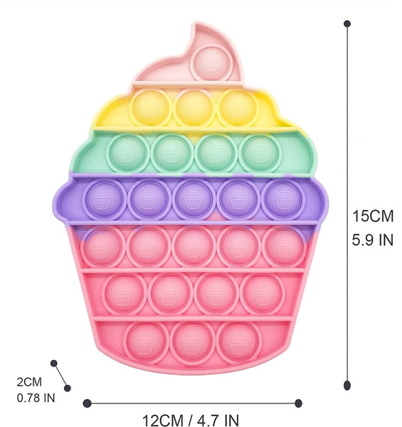 Cupcake Pop It Fidget Toy