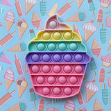 Cupcake Pop It Fidget Toy