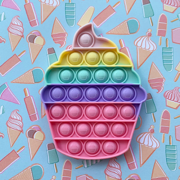 Cupcake Pop It Fidget Toy