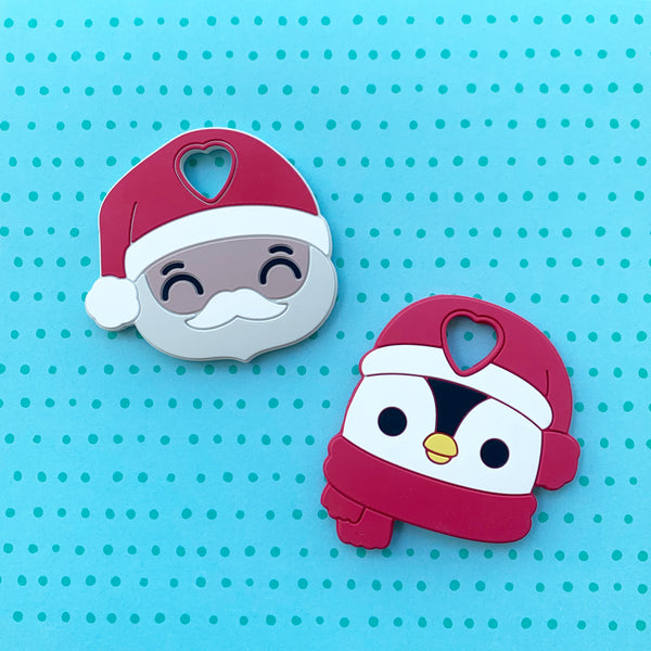 Personalized Santa Penguin Teether (Limited Edition)