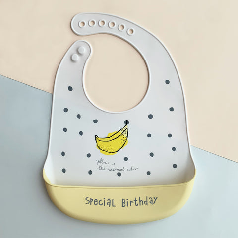 Banana Silicone Bib