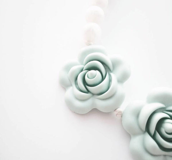 Kids Teething Necklace - Giselle (Mint)