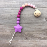 Star Pacifier Clip