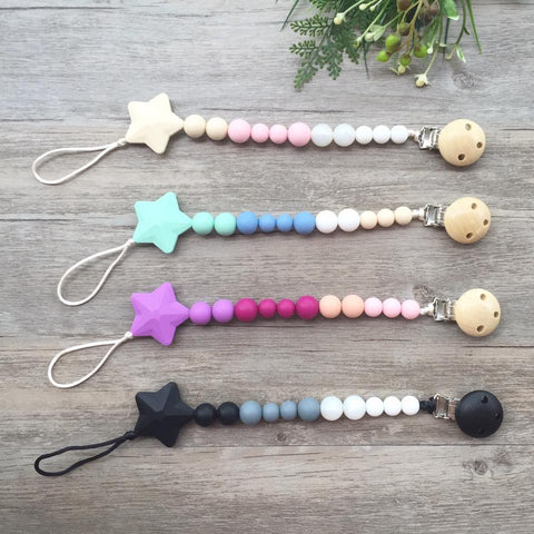 Star Pacifier Clip