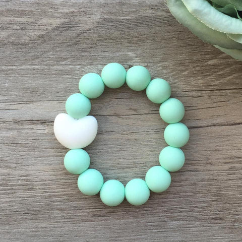 Kids Teething Bracelet - Amelia (Mint)