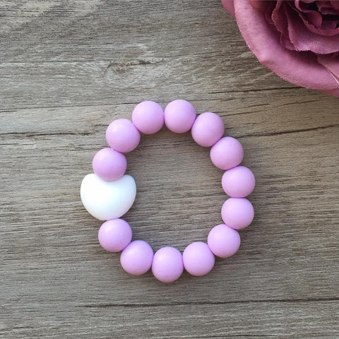 Kids Teething Bracelet - Amelia (Violet)