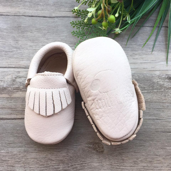Classic Birch Leather Moccasins