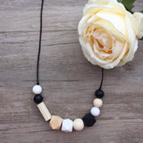 Adult Teething Necklace - Lucille (Black)