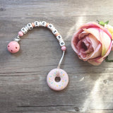 Personalized Donut Teether (Pink)