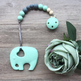 Elephant Teether (Mint)