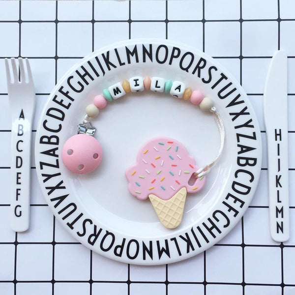 Personalized Blanket & Teether Hamper - Blossom (25-30 days)