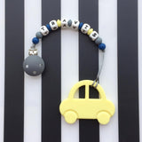Personalized Mr. Bean Car Teether (Yellow)