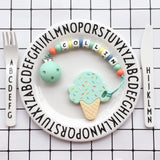 Personalized Ice Cream Teether (Mint)