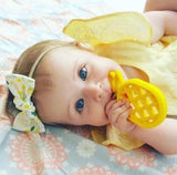 Personalized Pineapple Teether (Yellow)