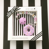 Personalized Donut Teether (Purple)