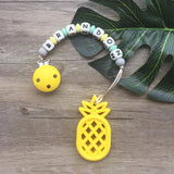 Personalized Pineapple Teether (Yellow)