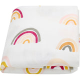 Rainbow Muslin Swaddle