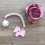 Personalized Pony Teether (Pink)