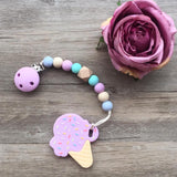 Ice Cream Teether (Purple)