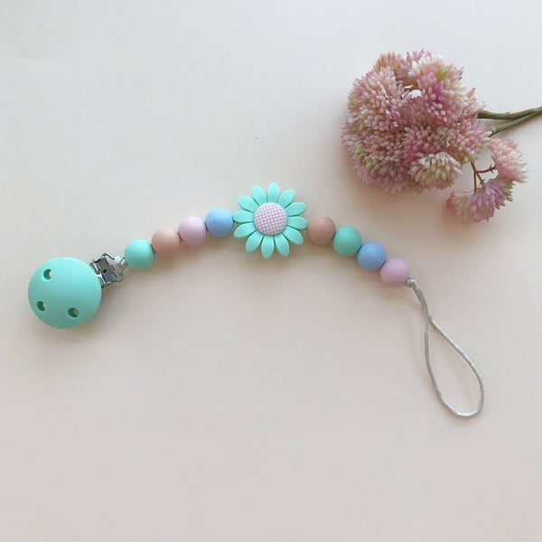 Daisy Pacifier Clip