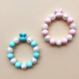 Kids Teething Bracelet - Bunny (Blue)