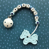 Personalized Pony Teether (Blue)