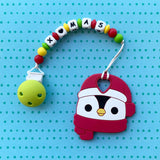 Personalized Santa Penguin Teether (Limited Edition)