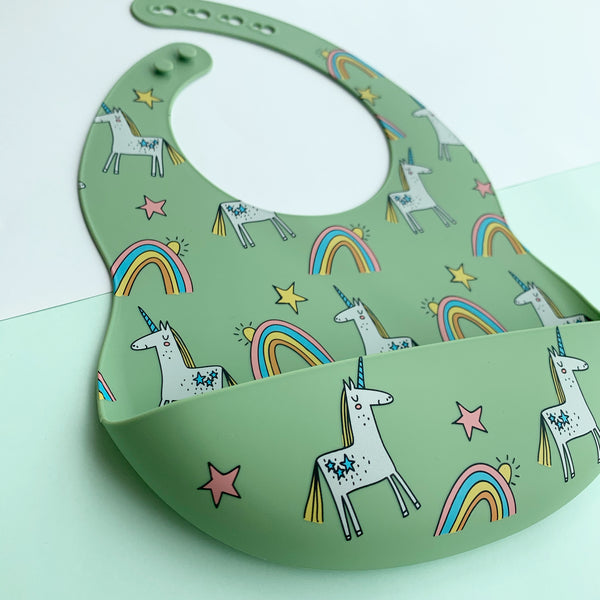 Unicorn Silicone Bib