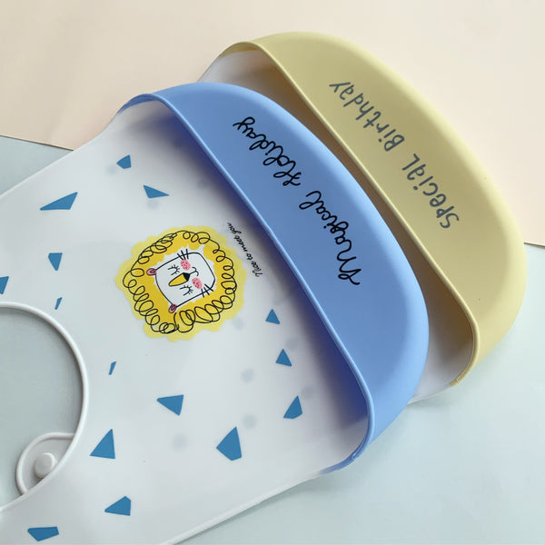 Lion Silicone Bib