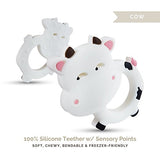 Silly Cow Teether (White)