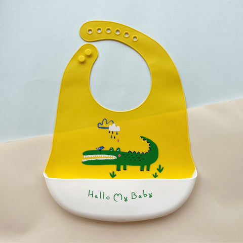 Crocodile Silicone Bib