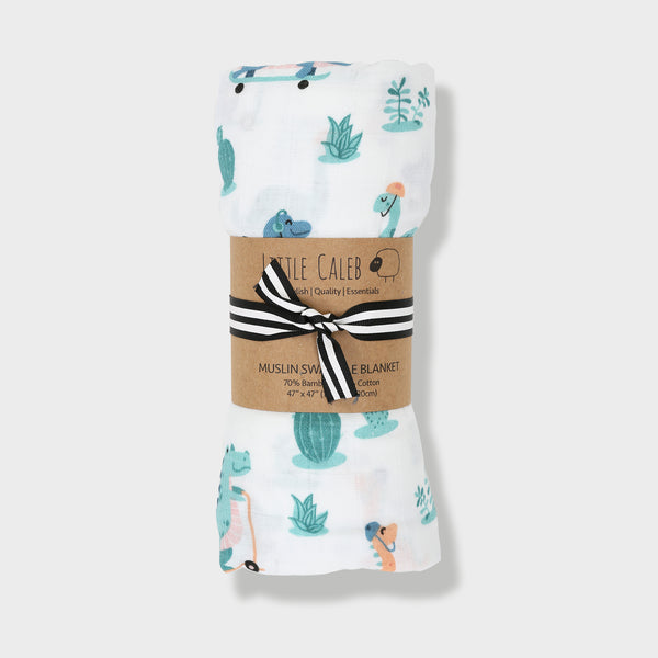 Set of 3 Muslin Swaddle Gift Set - Blue (Value HKD 540)