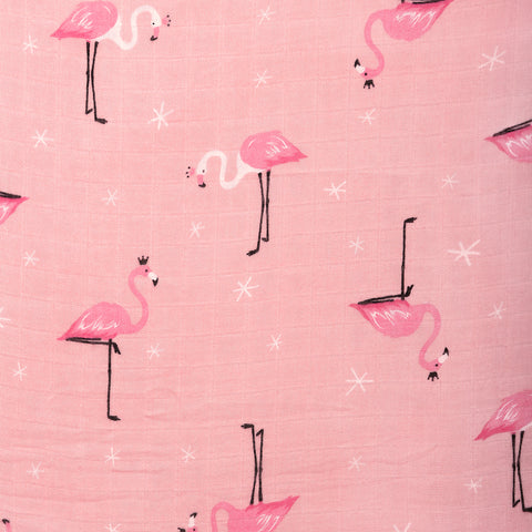 Flamingo Muslin Swaddle