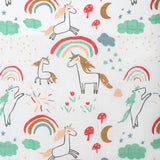 Unicorn Rainbow Muslin Swaddle