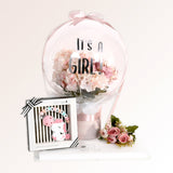 Baby Balloon Flower Set with Personalized Teether - Blossom