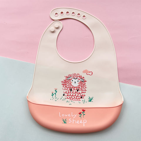 Sheep Silicone Bib