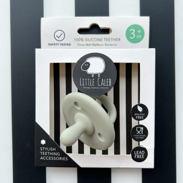 Silicone Soothing Pacifier (Stone Grey)