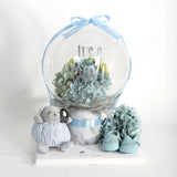 Baby Balloon Flower Set with Doll - Sky