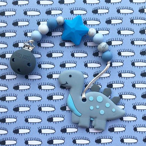 Cute Dinosaur Teether (Blue)