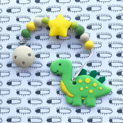 Cute Dinosaur Teether (Green)