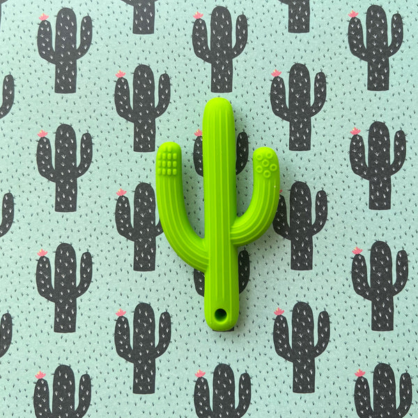 Cactus Baby Teething Brush (Chartreuse)