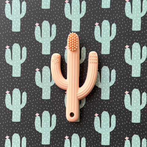 Cactus Baby Teething Brush (Peachy)