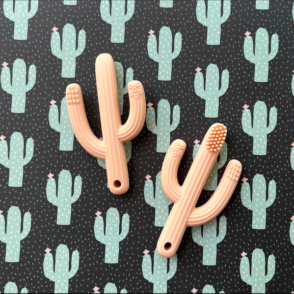 Cactus Baby Teething Brush (Peachy)