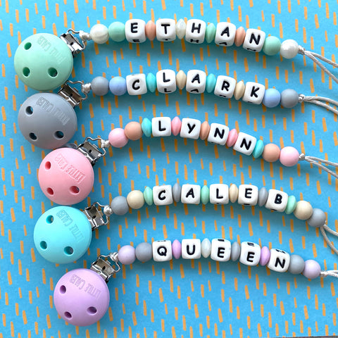 Classic Personalized Pacifier Clip