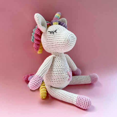 CROCHET DOLL - UNICORN