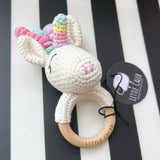 CROCHET RATTLE - UNICORN