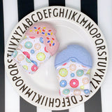 Baby Donut Teething Mitten (pink)